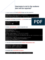 Mengatasi-"Username Is Not in The Sudoers File. This Incident Will Be Reported"
