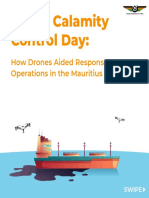 World Calamity Control Day:: How Drones Aided Response Operations in The Mauritius Oil Spill