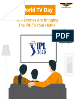 How Drones Are Bringing The IPL To Your Home: World TV Day
