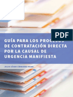 Contratación Directa y Urgencia Manifiesta PDF