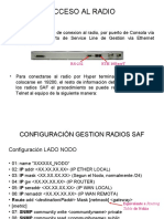 Configuración y comprobación de gestión de radios SAF