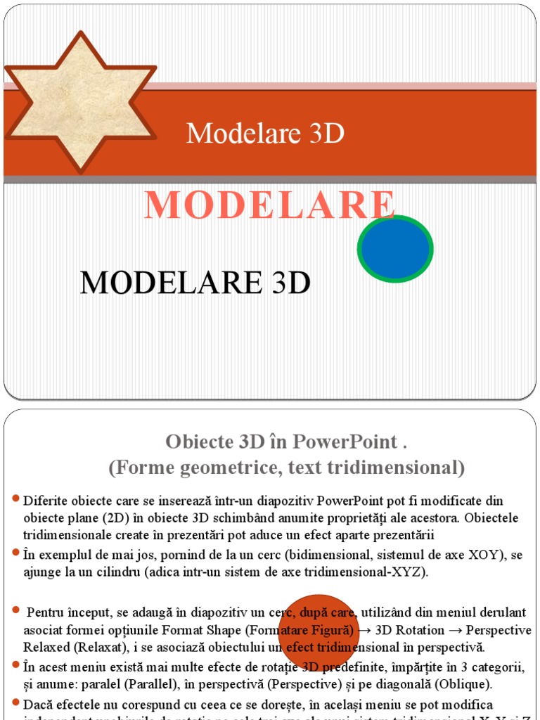 Modelare 3D L | PDF