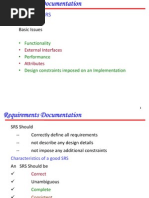 Nature of SRS: Basic Issues