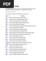 JavaScript Math