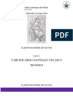 Clasificaciones de Actos en El Juicio de Amparo