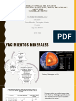 Clasificación de Yacimientos Minerales - Pinto - Christopher - 2020 - 2021