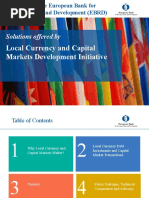 EBRD Local Currency Financing