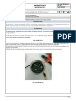 Informe de Calibracion Transmidor - Intrumental