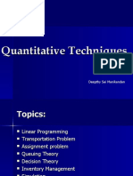 Quantitative Techniques