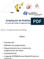 ARI Tema 7 Programación de Robots PDF