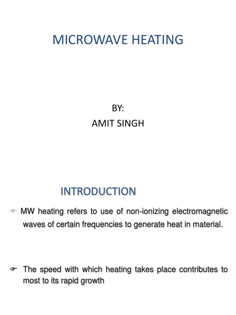 Microwave Heating | PDF | Dielectric | Nature