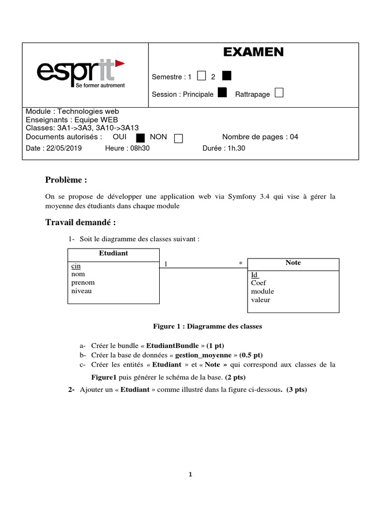 Développement d'une appli de gestion des notes | PDF | Logiciel ...