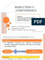 0001 - Introduction À L'Algorithmique - PPSX