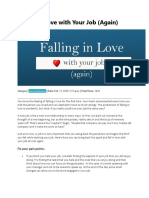 Falling in Love With Your Job PDF