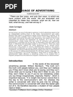Download LANGUAGE OF ADVERTISING by maanikyan SN48725365 doc pdf