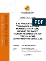 Funciones Del Trabajo Social en Prisiones PDF