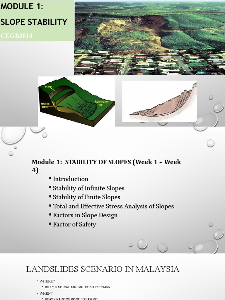 Cegb3014 Module 3 Slope Stability | PDF | Strength Of Materials | Soil ...