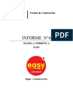 Informe Salida A Terreno Easy