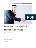 Cultura de la corrupción impunidad en México