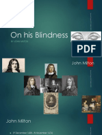 On His Blindness