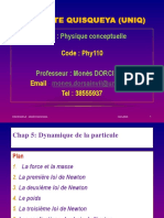 Dynamique - Cours 1 PDF