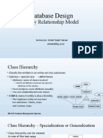 Database Design: Entity Relationship Model