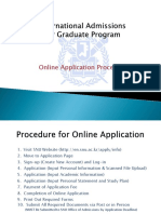 Online Application Procedure Guide: July 2019