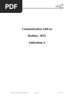 Communication Add-On Modbus - RTU Addendum A