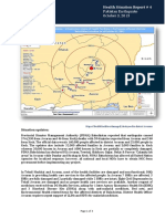 Health Situation Report # 4 Pakistan Earthquake (03 10 13)