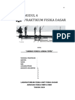 Unit 4 - Jarak Fokus Lensa Tipis