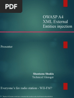 OWASP - A4 XXE Injection