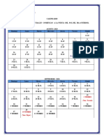 Calendario Hebreo 2020