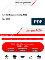 Investor Presentation Q1 FY21 July 2020
