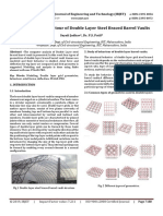 A Study On The Behaviour of Double Layer Steel Braced Barrel Vaults