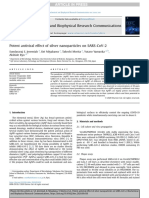 2020 - Potent Antiviral Effect of Silver Nanoparticles On SARS-CoV-2