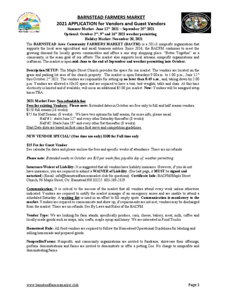 Market Application 2021 | PDF | Indemnity | Business