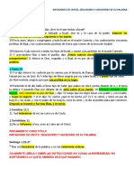 Imitadores de Cristo, Seguidores y Hacedores de Su Palabra