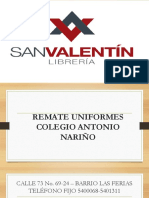 Uniformes Del Antonio Nariño