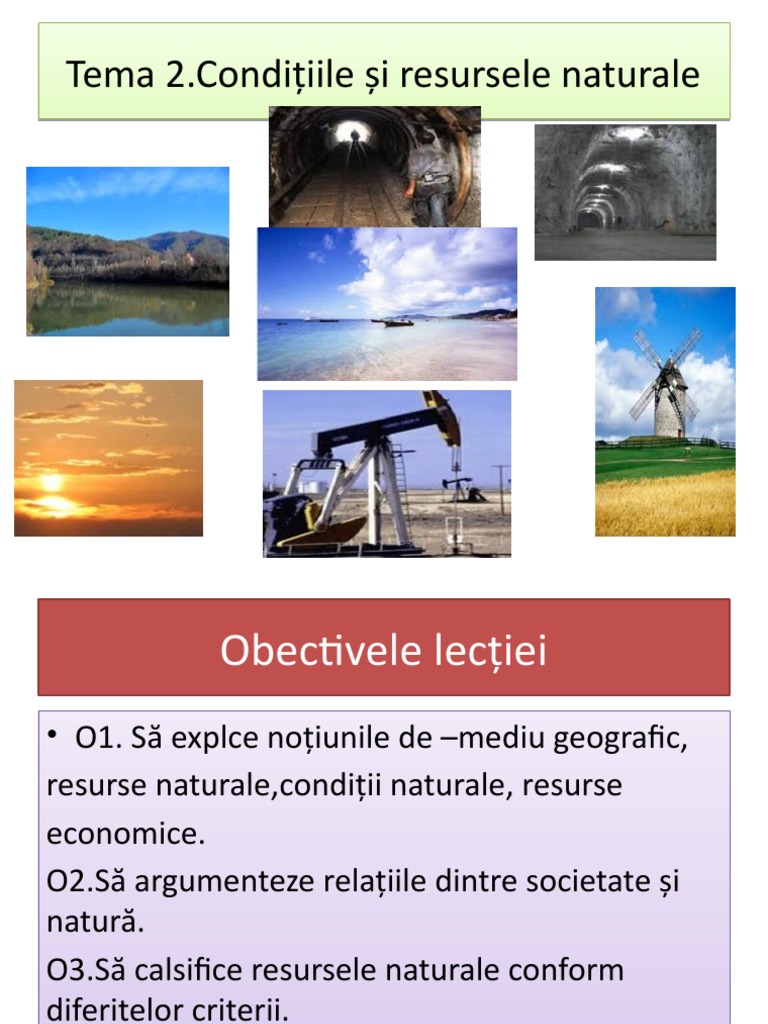Tema 2.clasificarea Resurselor Naturale. | PDF