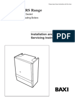 Baxi Solo 2 RS Range: Installation and Servicing Instructions