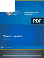 Texas DSHS COVID-19 Vaccine Update Dec. 7