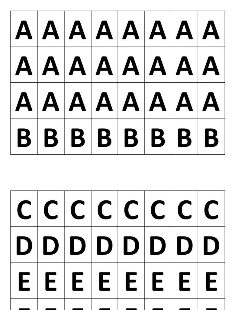 Alphabetical Letter Patterns Analysis | PDF