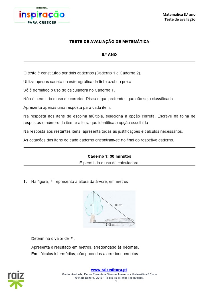Mat8 Re Jan 1718 | PDF | Objetos matemáticos | Analise matemática