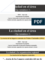 ET 2 - 7 - La Ciudad y La Organización Regional (La Teoría de Los Lugares Centrales) - Jávier Gutiérrez Puebla