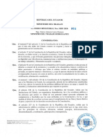 ACUERDO MINISTERIAL Nro. MDT 2020 001 PDF