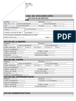 Ficha de Inscripcion U.E Ntrasradel Valle 2020-2021