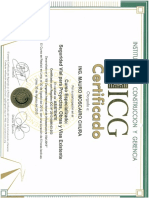 Certificado de Obra de Curso Del Icg