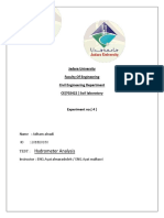 Hydrometer Analysis: Jadara University Faculty of Engineering Civil Engineering Department CE (702422) Soil Laboratory