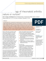 Pathophysiology of Rheumatoid Arthritis: Nature or Nurture?