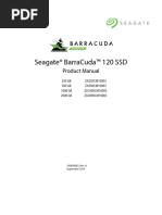 Seagate® Barracuda™ 120 SSD: Product Manual